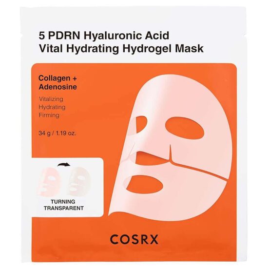 Увлажняющая гидрогелевая маска с ПДРН  COSRX 5 PDRN Hyaluronic Acid Vital Hydrating Hydrogel Mask